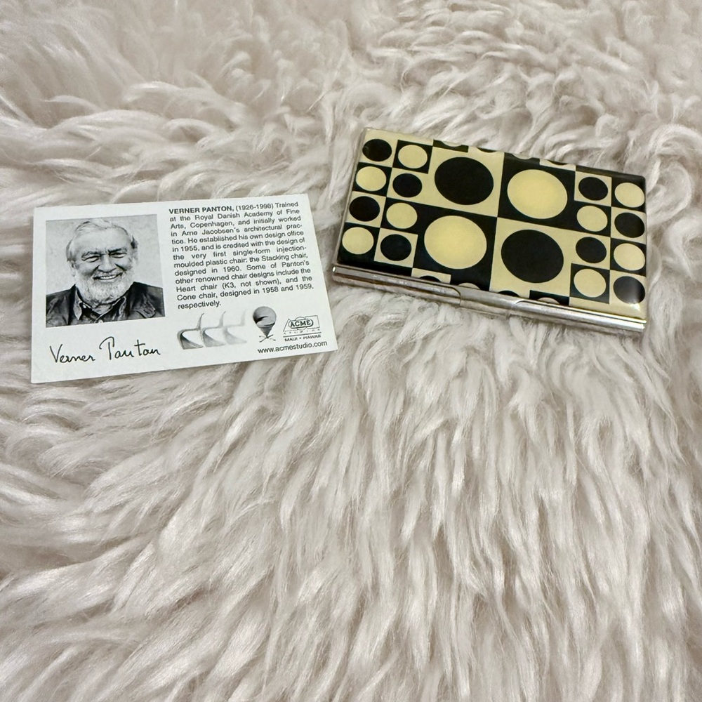ACME Black and Cream Key & Card Holder